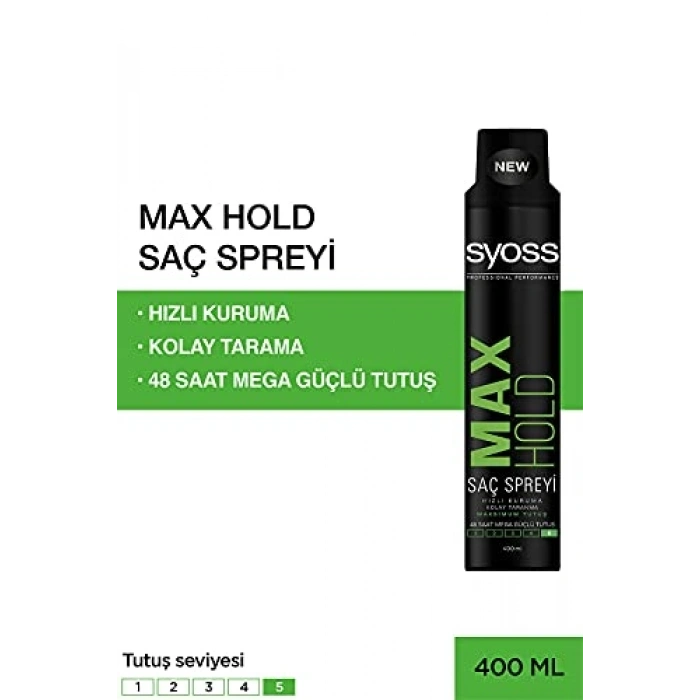 400 ml Maksimum Tutuş Veren Saç Spreyi