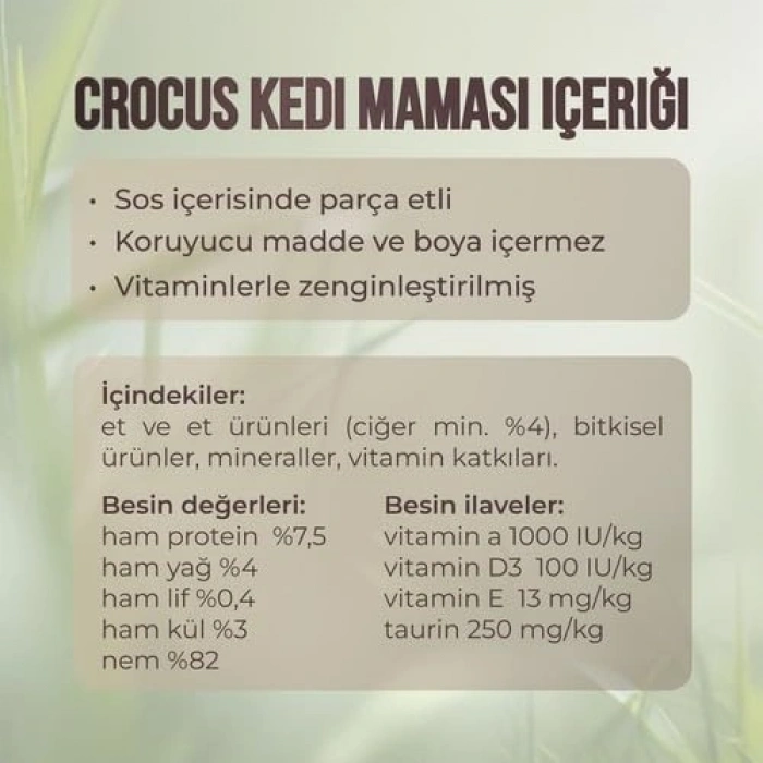 400g Kedi Ciğerli Yaş Mama