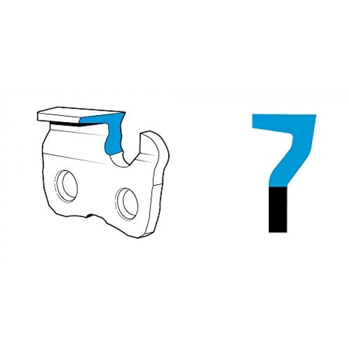 40,64 cm Tam Keski Kesme Zinciri, D60 Model