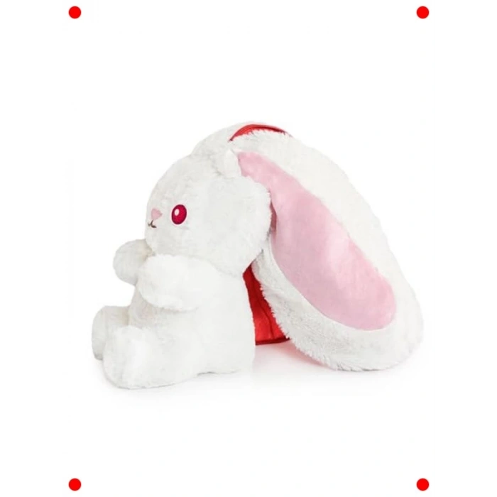 40cm Pelüş Meyve Çantalı Tavşan Oyuncak