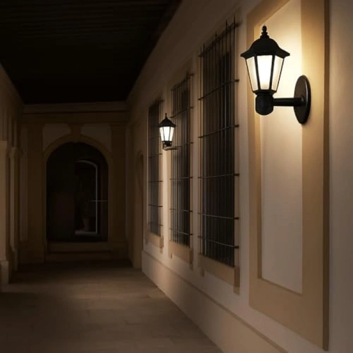 42 cm Bahçe Duvar Apliği, E27 Duylu Dış Mekan Aydınlatma Lambası