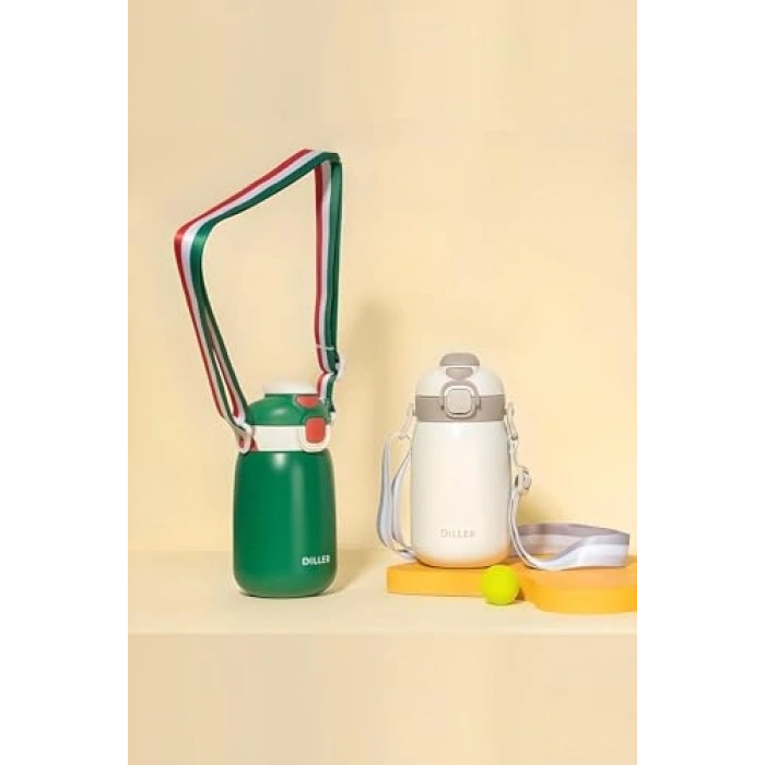 420ml Kapasiteli Çelik Su Matarası, Çift Kullanım Özelliği