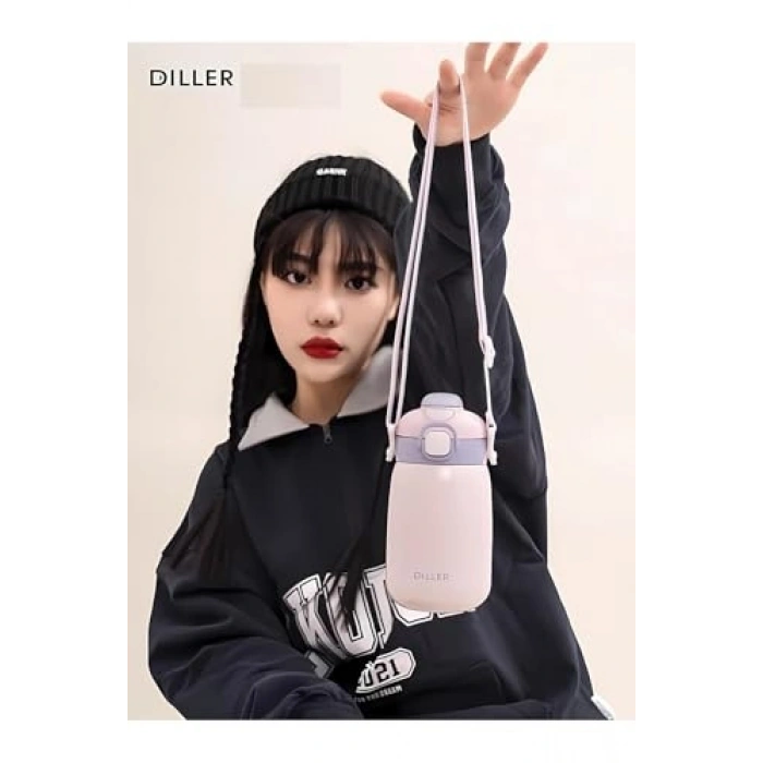 420ml Kapasiteli Çelik Su Matarası, Çift Kullanım Özelliği