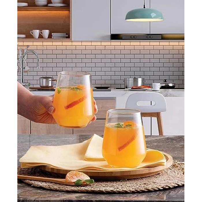 425 cc Kapasiteli 6 Adet Su Bardağı, Şık Tasarım