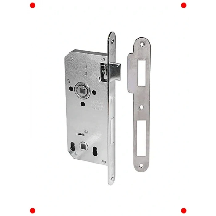 45 mm Oval Köşeli Gömme Banyo/WC Kilidi