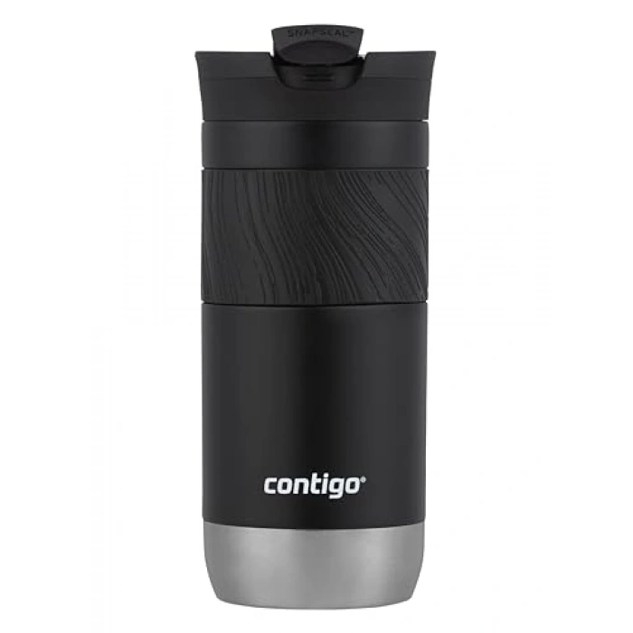 470 ml Kapasiteli Siyah Termos Bardak, SNAPSEAL Özelliği ile