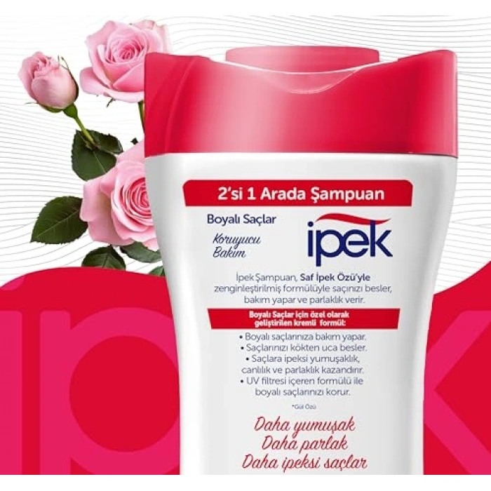 480 ml İkisi Bir Arada Şampuan - Gül Özlü