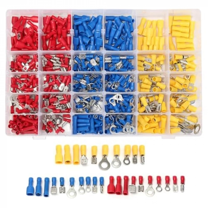 480 Parça Çeşitli Kablo Pabuç Seti
