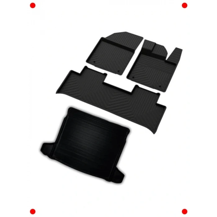 4D Havuzlu Paspas & 3D Bagaj Havuzu Seti - Özel Uyum