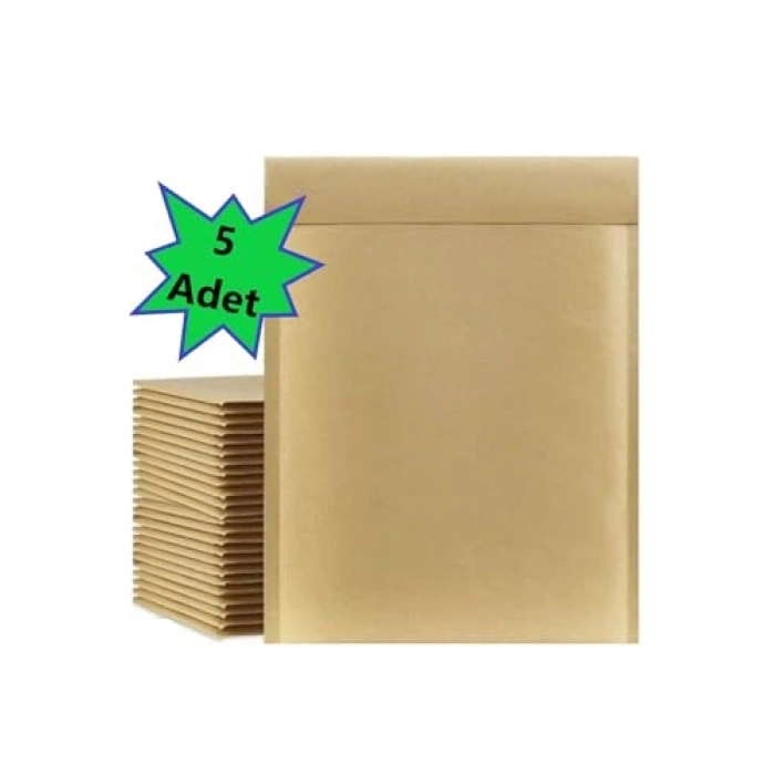 5 Adet Balonlu Zarf, 24x32+5 cm Boyut