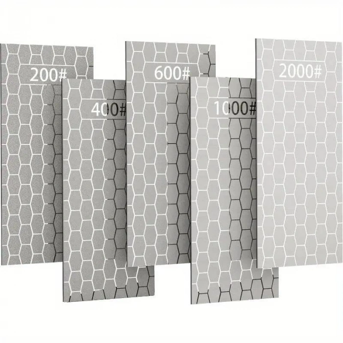 5 Adet Elmas Biley Seti, Uzun Ömürlü Bıçak Bileme Taşı