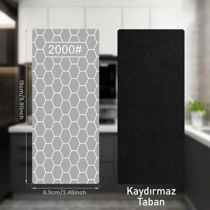 5 Adet Elmas Biley Seti, Uzun Ömürlü Bıçak Bileme Taşı