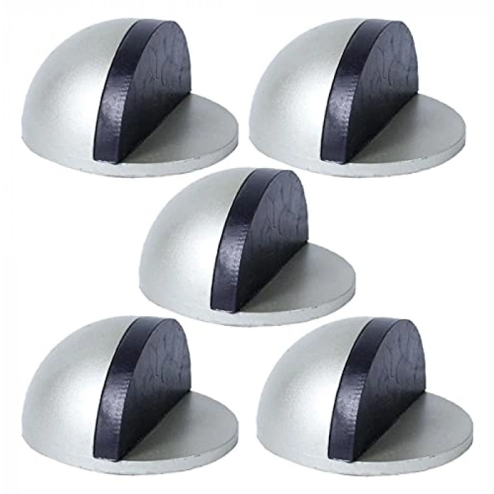 5 Adet Kapı Stoperi Tamponu Kendinden Yapışkanlı Kapı Stopu Gri