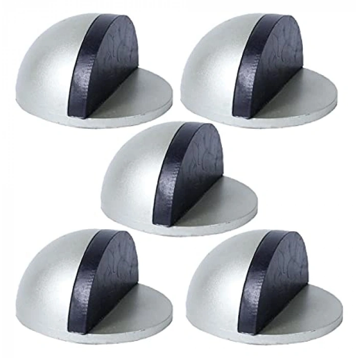 5 Adet Kapı Stoperi Tamponu Kendinden Yapışkanlı Kapı Stopu Gri