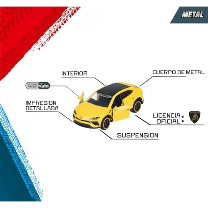 5 Adet Metal Araç Seti, Koleksiyon ve Oyun için