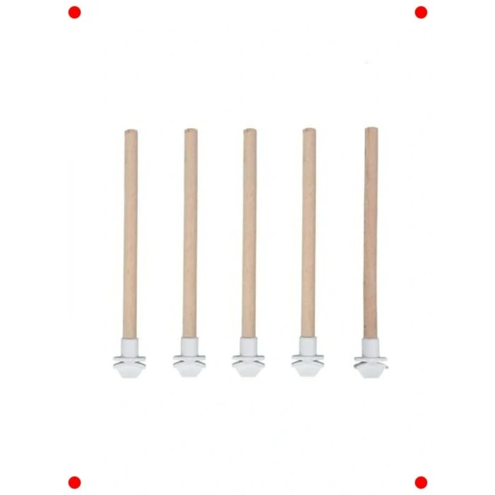 5 Adet Pürüzsüz Ahşap Kuş Tüneği 20 cm