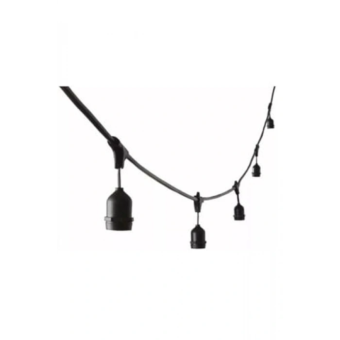5 Duylu E27 Aydınlatma ile 5 Metre Uzun Bahçe Işığı