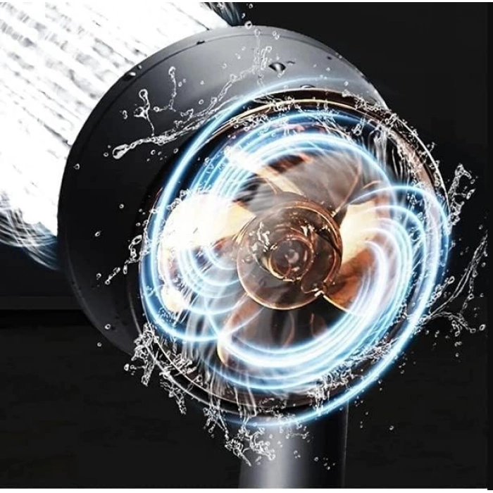 5 Fonksiyonlu Pervaneli Duş Başlığı, 150 cm Hortum ile