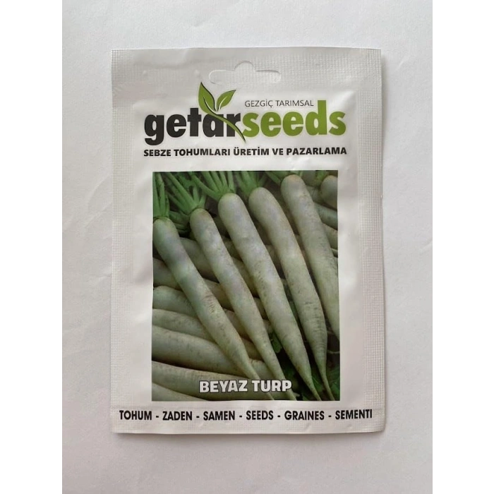 5 Gram ÇİN Beyaz Turp Tohumu, Çoklu Paket