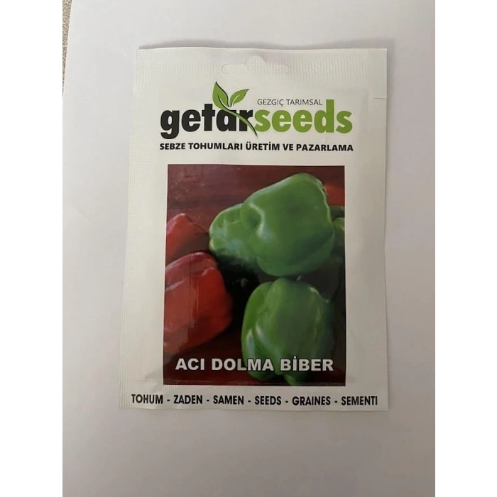 5 Gram Dolmalık Biber Antep Acı Tohumu, Çoklu Paket