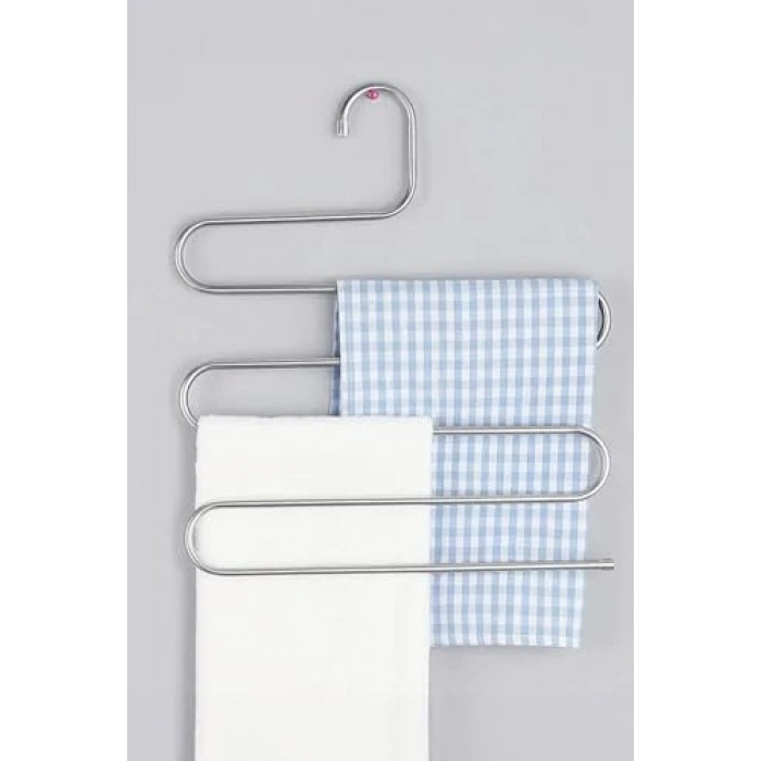 5 Katlı Metal Pantolon ve Şal Askısı, Akıllı Düzenleyici