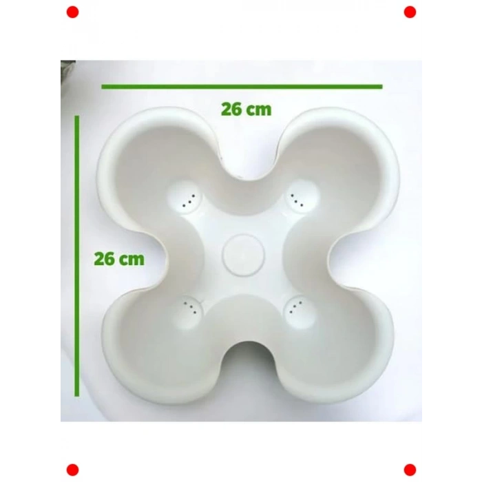 5 Katlı Modüler Kule Saksı Seti, Koyu Kahverengi