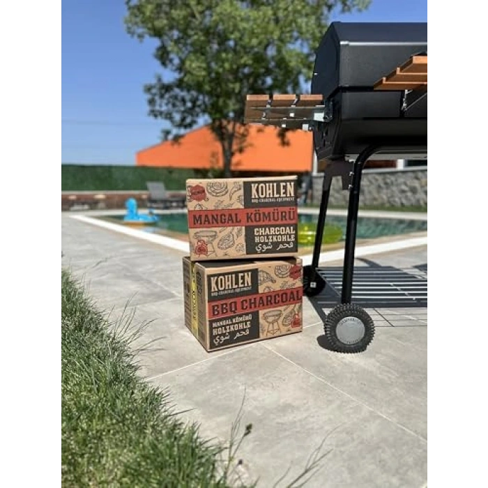 5 Kg Doğal Meşe Manl Kömürü - BBQ için Özel Paket