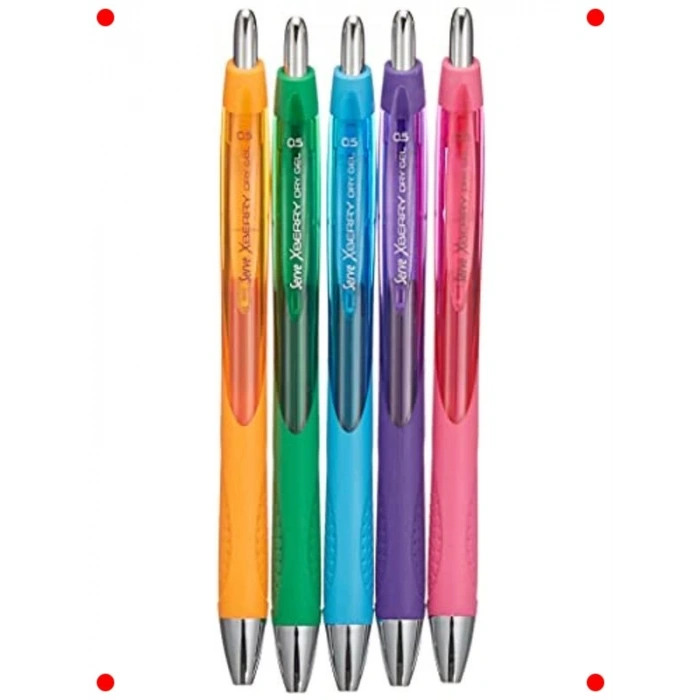 5li 0.5 mm İnce Uç Jel Kalem Seti