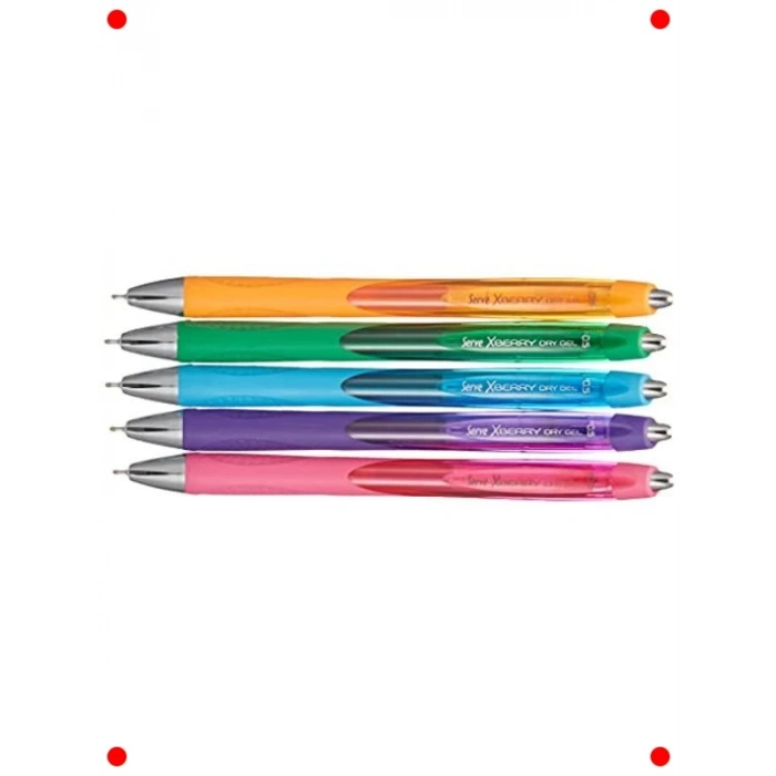 5li 0.5 mm İnce Uç Jel Kalem Seti