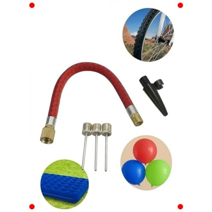 5li Çok Amaçlı Pompa İğne & Adaptör Seti