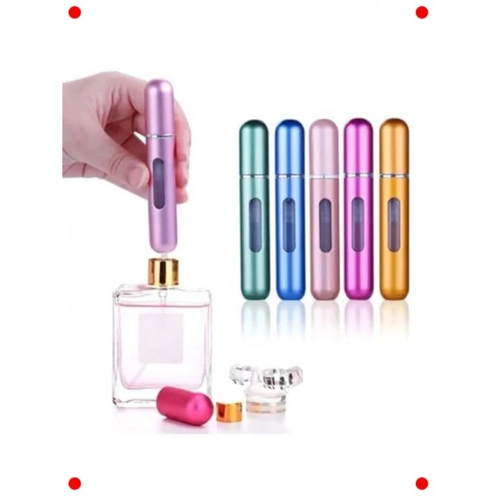5li Doldurulabilir ni Cep Parfüm Atozer Şişe