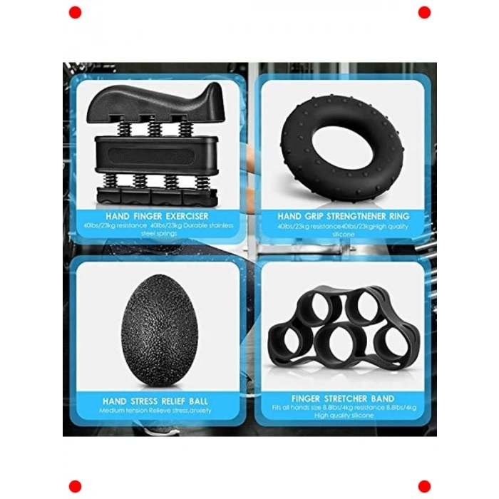 5li El, Parmak, Bilek Güçlendirme Seti (5-60 kg)
