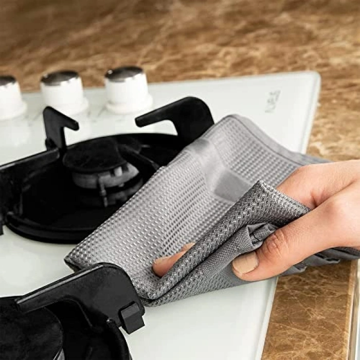 5li krofiber tezlik bezi, çok amaçlı, 60x40 cm ölçüsünde