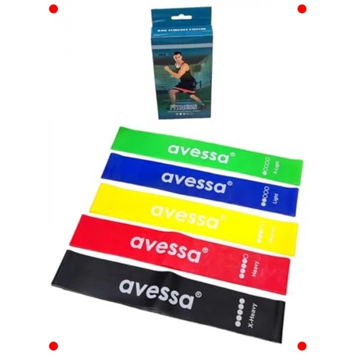 5li Lateks Egzersiz Bandı Seti