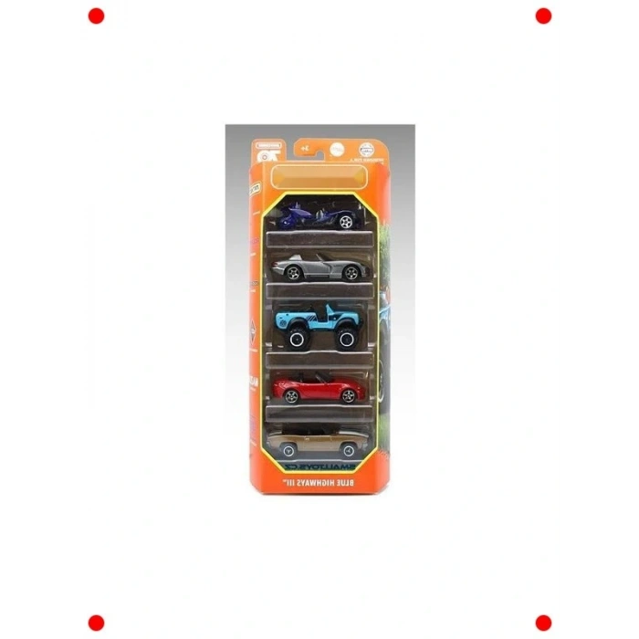 5li Metal Oyuncak Araba Seti