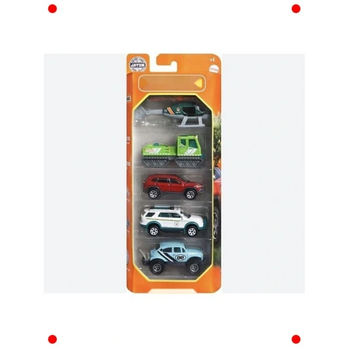 5li Oyuncak Araba Seti