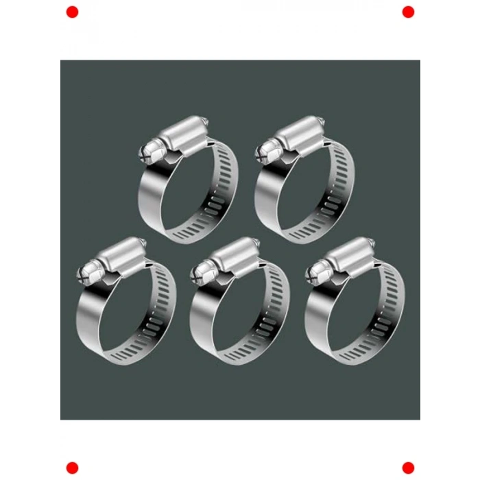 5li Tork Ayarlı Paslanmaz Hortum Kelepçesi (23-35mm)