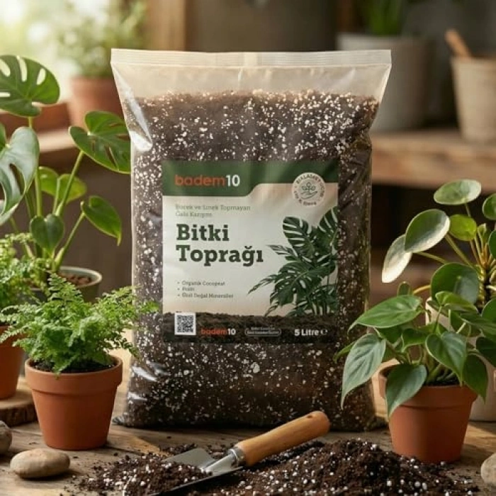 5 Litre Genel Kullanım İçin Bitki Toprağı, Perlit ve Pomza Karışımı