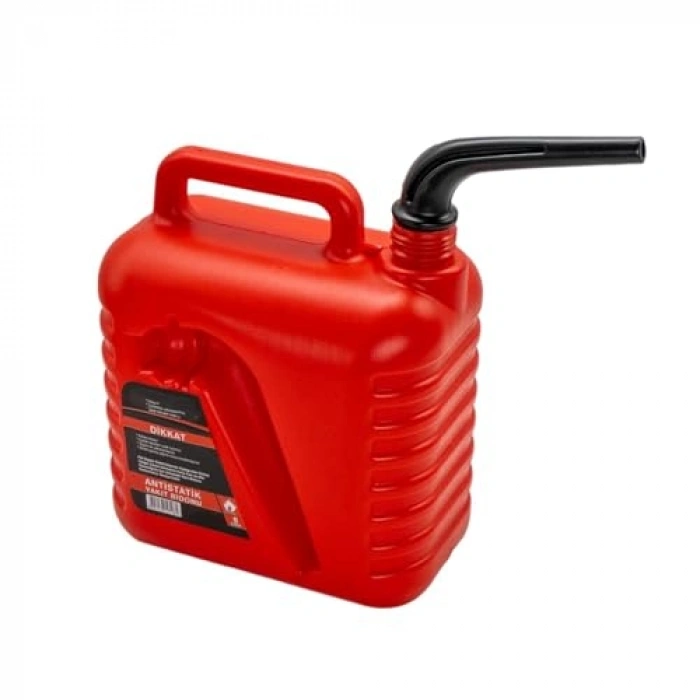 5 Litre Kapasiteli Antistatik Plastik Benzin Bidonu