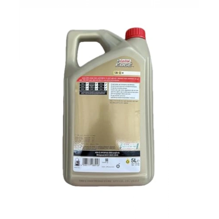 5 Litre Kapasiteli Motor Yağı, Yüksek Performans için Castrol Edge