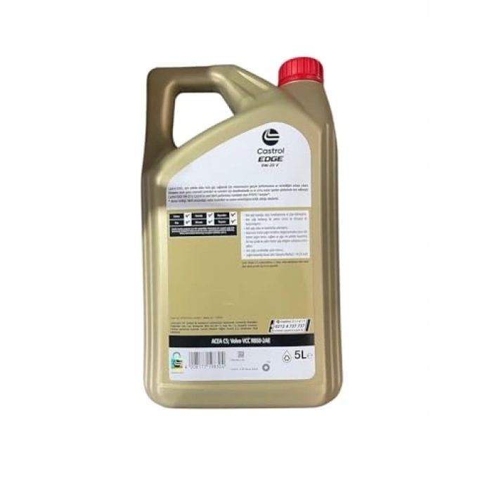 5 Litre Motor Yağı, Castrol Edge 0W-20 V