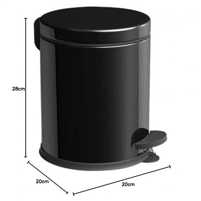 5 LT Siyah Pedallı Çöp Kovası, Kullanışlı