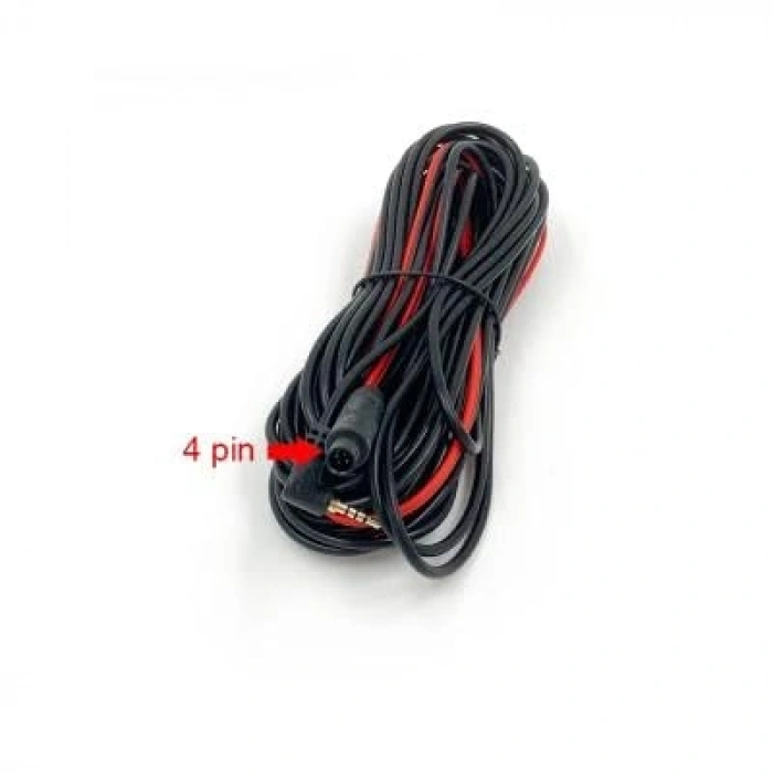 5 Metre 4 Pin Araç Geri Görüş Kamera Kablosu