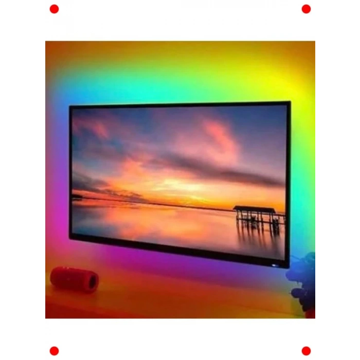 5 Metre RGB Şerit LED Seti Kumandalı ve Trafolu