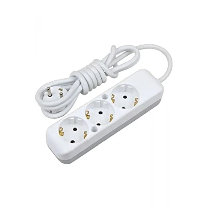 5 metre uzunluğunda uzatma kablolu grup priz