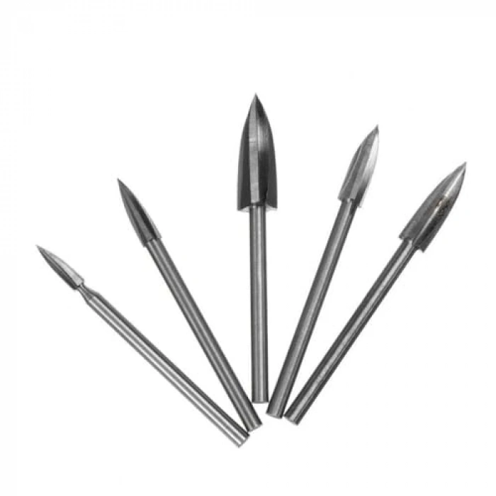 5 Parça Gravür Törpü Seti, 2.35mm ile Hassas İşlemler