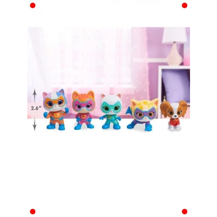 5 Parçalı Kahraman Temalı Mini Figür Seti