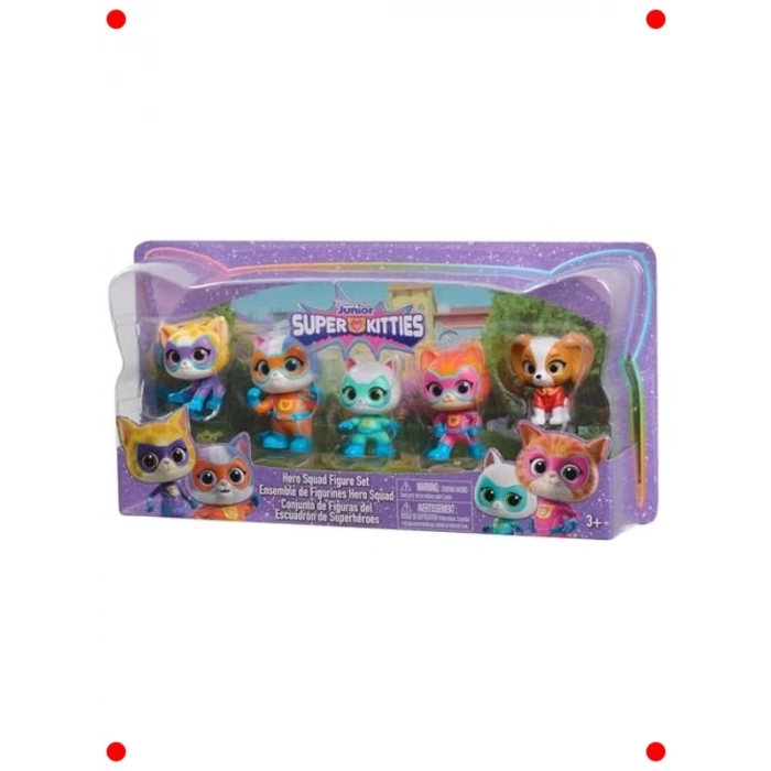 5 Parçalı Kahraman Temalı Mini Figür Seti