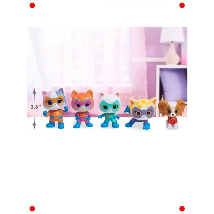 5 Parçalı Kahraman Temalı Mini Figür Seti