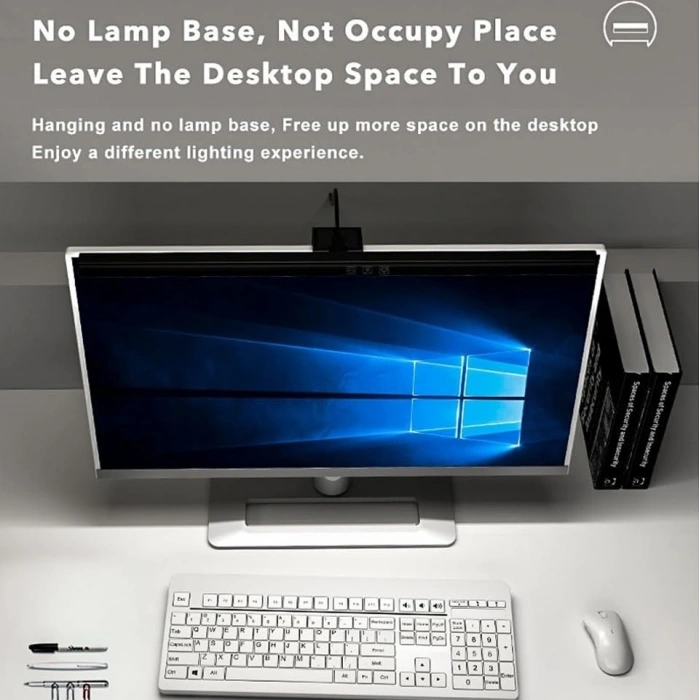 50 cm LED Masa Lambası, 3 Renk Sıcaklığı, Dokunmatik Kontrol